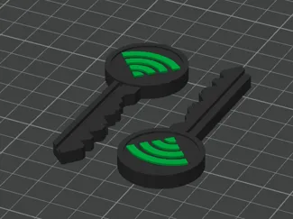 wLan Key mit NFC-Chip (2mm)