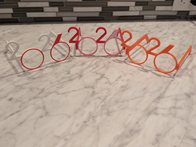 2026 New Years Glasses, Only 20g