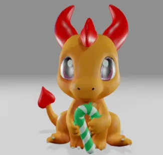 Christmas dragon