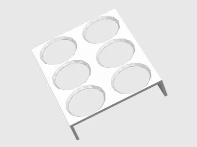 Egg holder 108mm deep e.g. SMEG
