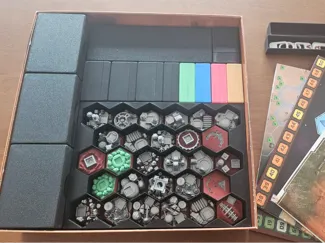 Terraforming Mars board game insert with 3D tiles