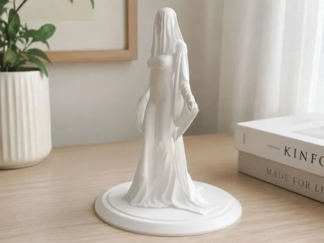 Veiled Ghost Girl Statue