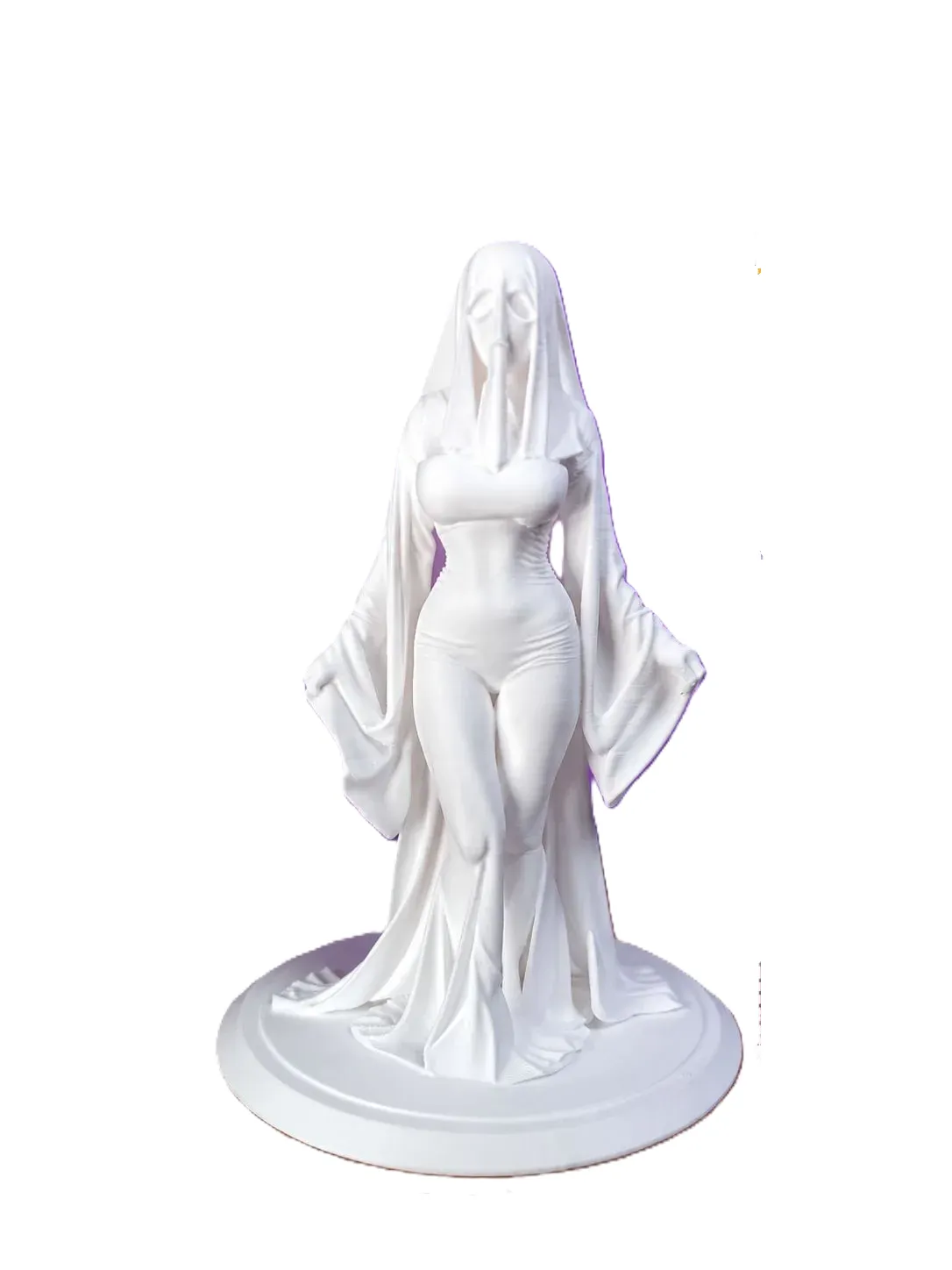 Veiled Ghost Girl Statue view 3