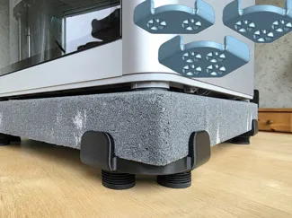 Anti-Vibration Concrete Feet