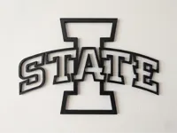 Décoration murale logo Iowa State — photo 2