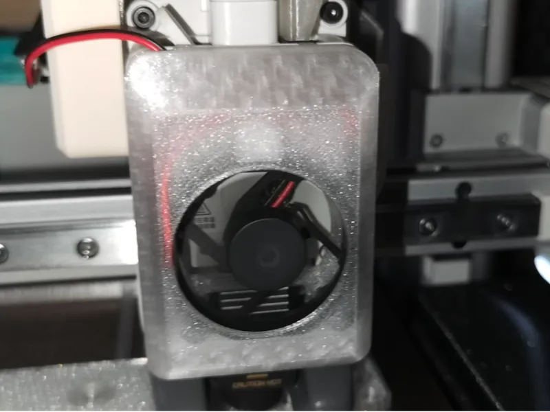 A1工具头喉管散热前盖tool head throat heat dissipation front
