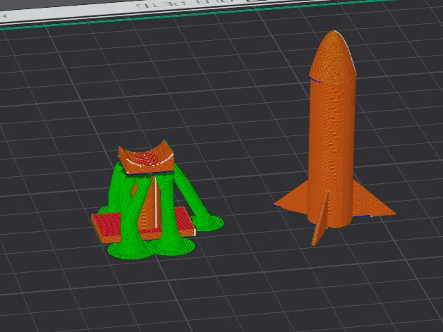 Rocket and Display