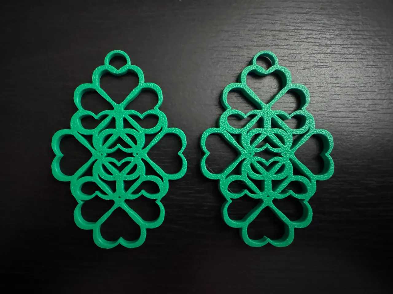 Heart Pattern Earrings view 3