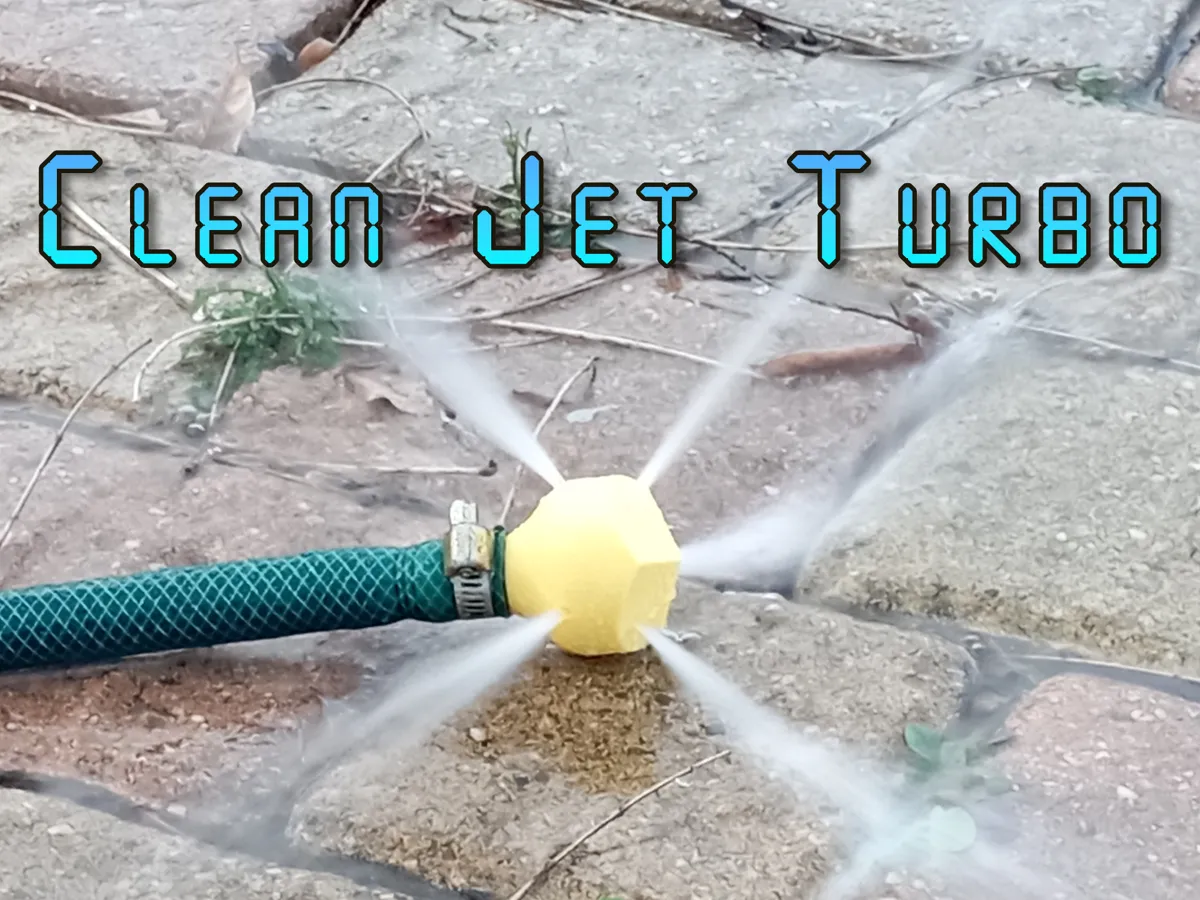 Quick Clean Jet Clean Jet Turbo - Wastewater Network Unblocking Nozzle - Free 3D Print ...