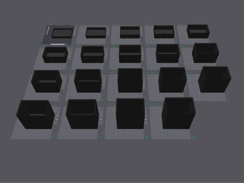 Gridfinity 2x3 Stackable Boxes