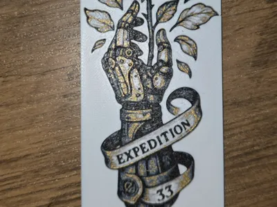 Clair Obscur "Expedition 33" HueForge Bookmark