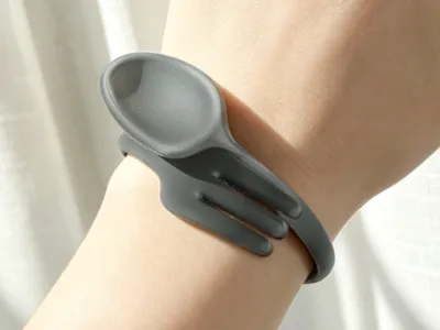 Spoon and Fork / Cutlery Bracelet - 8g 1h