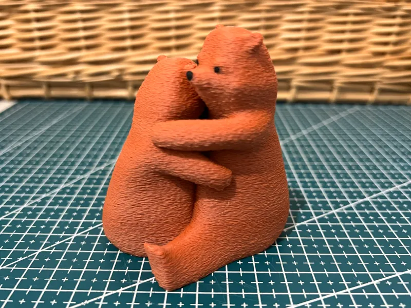 Hugging bears