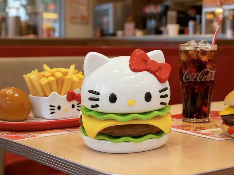 凯蒂猫kitty汉堡