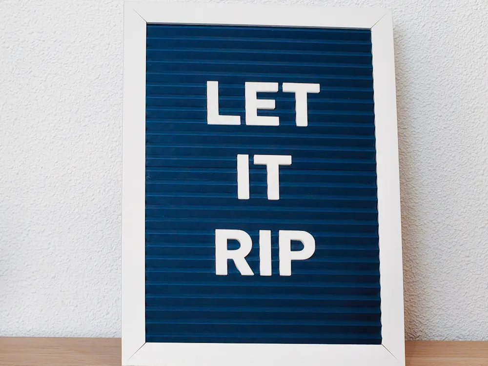 3D A4 Picture Let It Rip inspired by The Bear - Free 3D Print Model ...