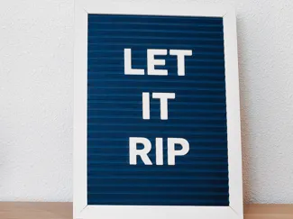 Cuadro Let It Rip inspirado en The Bear Tamaño A4
