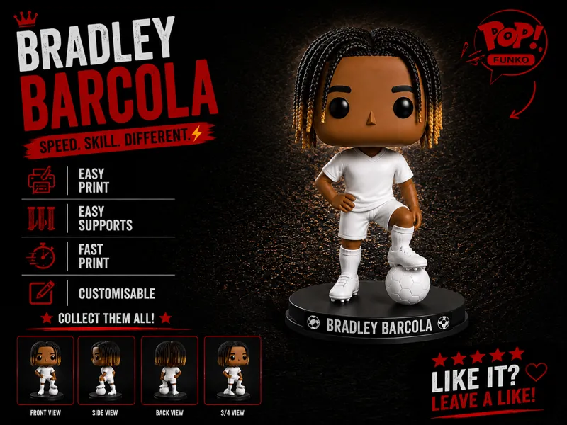 Funko pop Bradley Barcola 