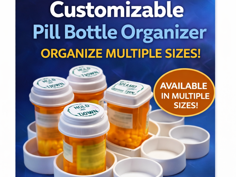 Customizable Pill Bottle Organizer