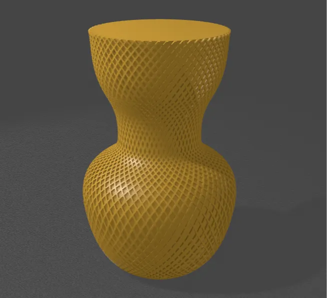 Striped Vase