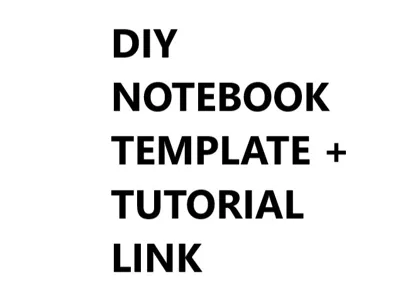 Blank DIY Mini Notebook