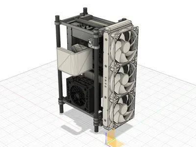 SFF ITX Modular Open Frame Case