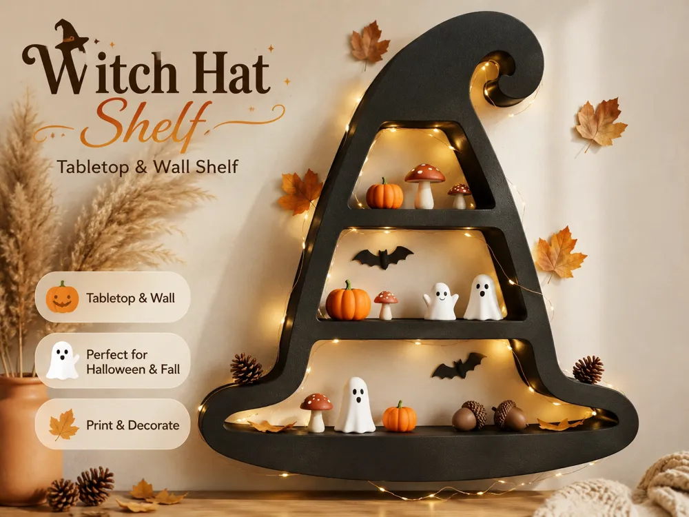 Estante o repisa: Witch Hat Shelf – Halloween Decor. Referencia del modelo original.