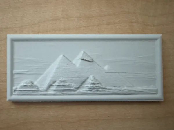 Relief des pyramides de Gizeh