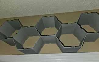 Hexagon Shelves VaseMode (parametric/customizable)