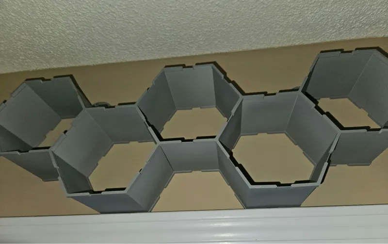Hexagon Shelves VaseMode (parametric/customizable)