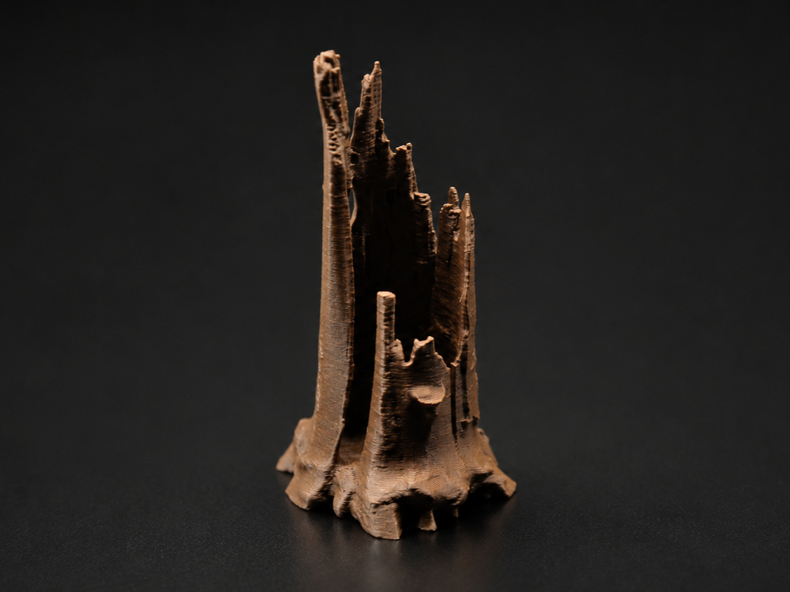 Deadwood Hollow Tree Stump - DND Miniature Terrain