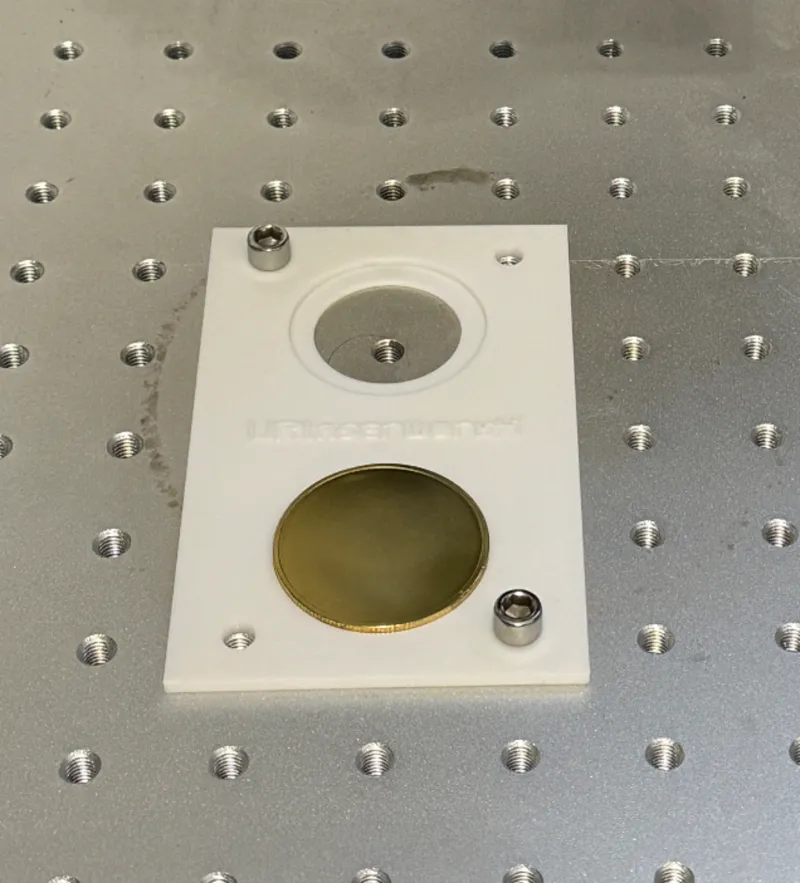 Halter für Münzrohlinge 40mm für Faserlaser