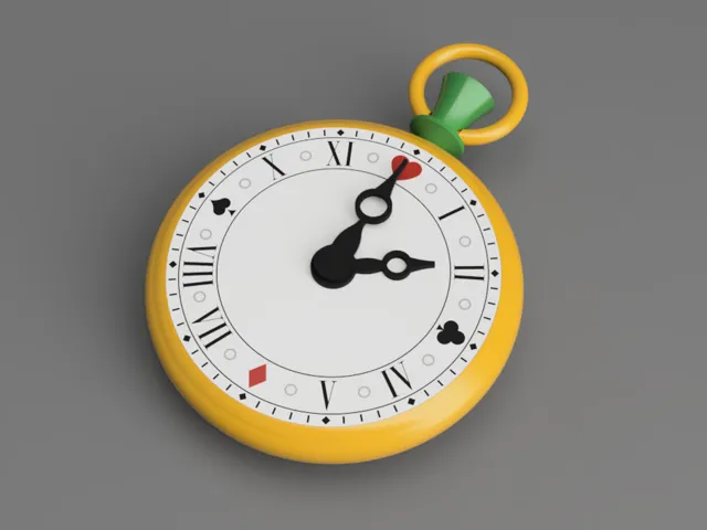 Alice in Wonderland Pocket Watch