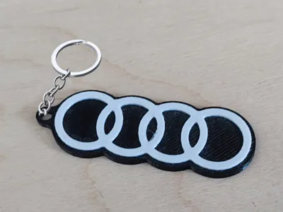 Audi Keychain – 3D Printed Keychain