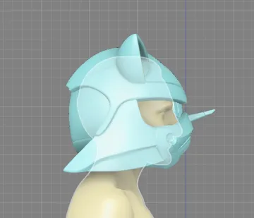 Pieza para disfraz o exhibición: Sonic 3 Wearable Cosplay Head, Sonic The Hedgehog — vista de referencia 4