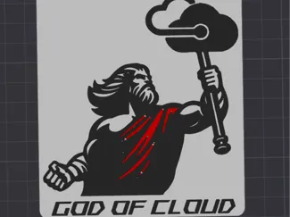 God of Cloud - Placard for IT Cloud Architects