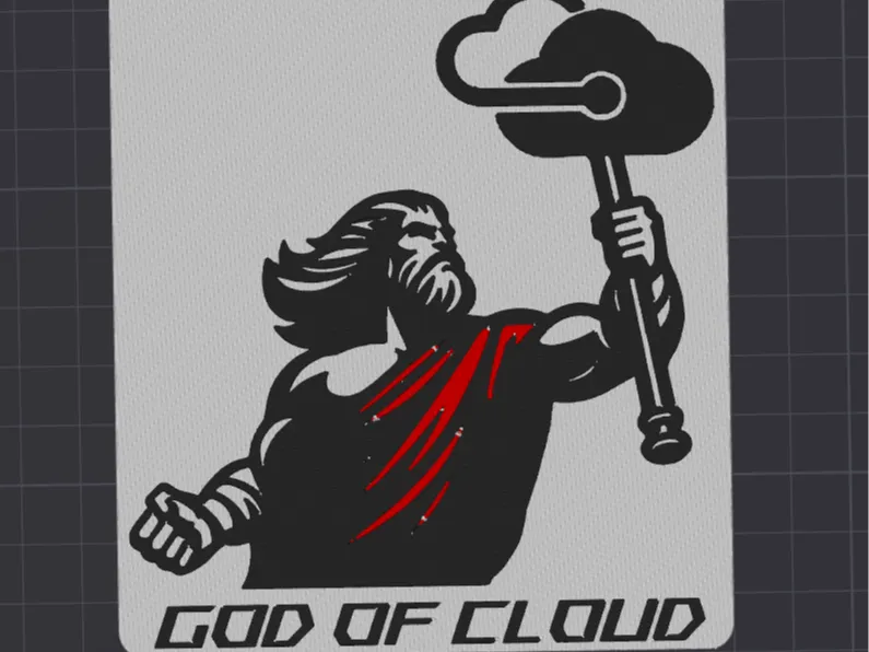 God of Cloud - Placard for IT Cloud Architects