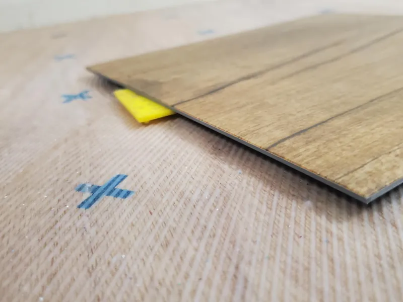 Door Cut Spacer for Glue-Down LVP Flooring