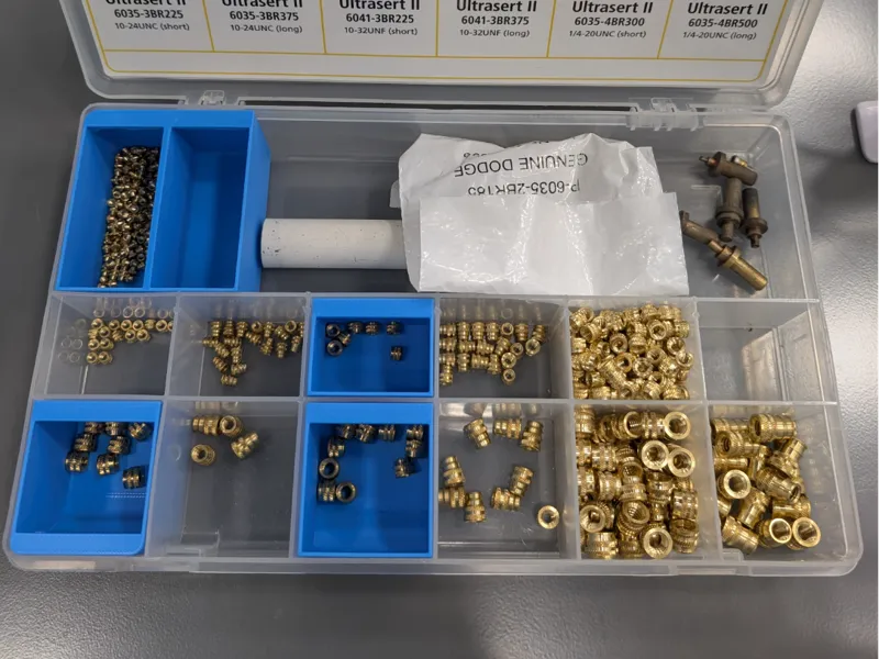 Parts Bins for Dodge Heatset insert Kits