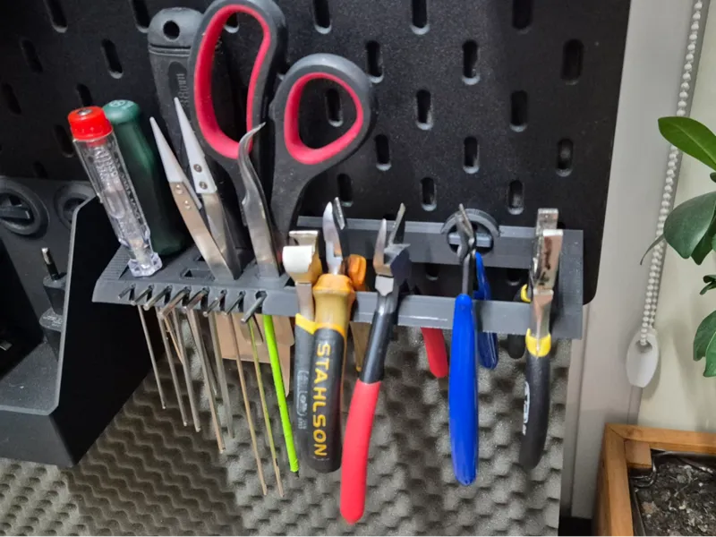 Tool Organizer for IKEA Skådis Pegboard – T-Clip