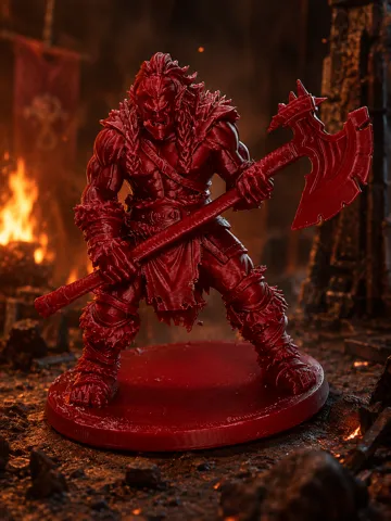 Modelo para impresión 3D: killer ogre — vista de referencia 3