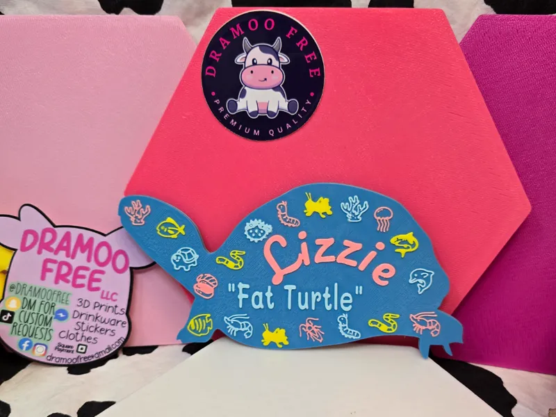 Turtle Name Plate