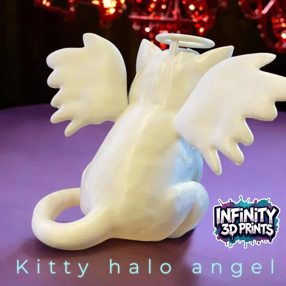 Kitty Infinity 13 kitty halo angel by INFINITY 3D PRINTS - MakerWorld