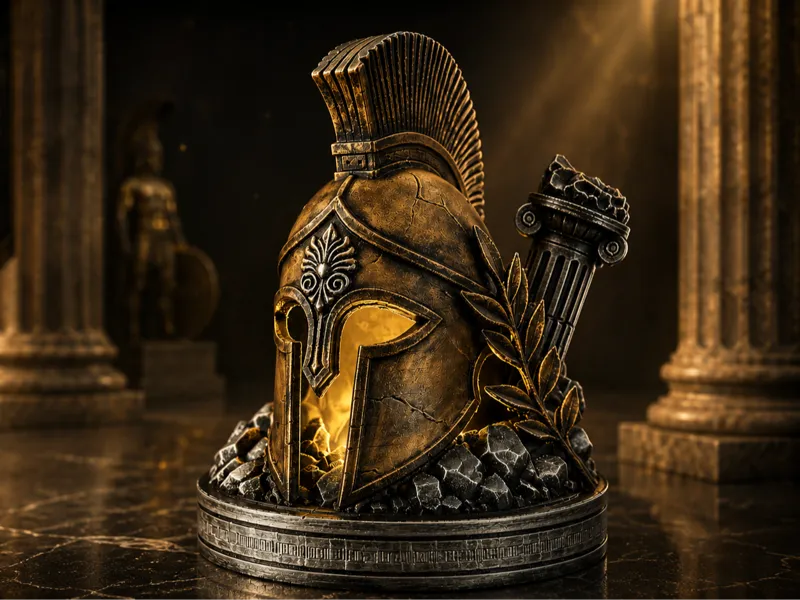 Echoes of Homer – Corinthian Helmet Lantern