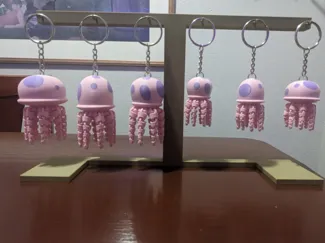 Articulated Jellyfish Keychains For AMS