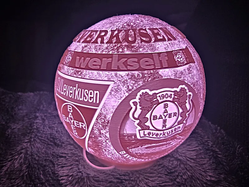 Bayer Leverkusen Mondlampe LED