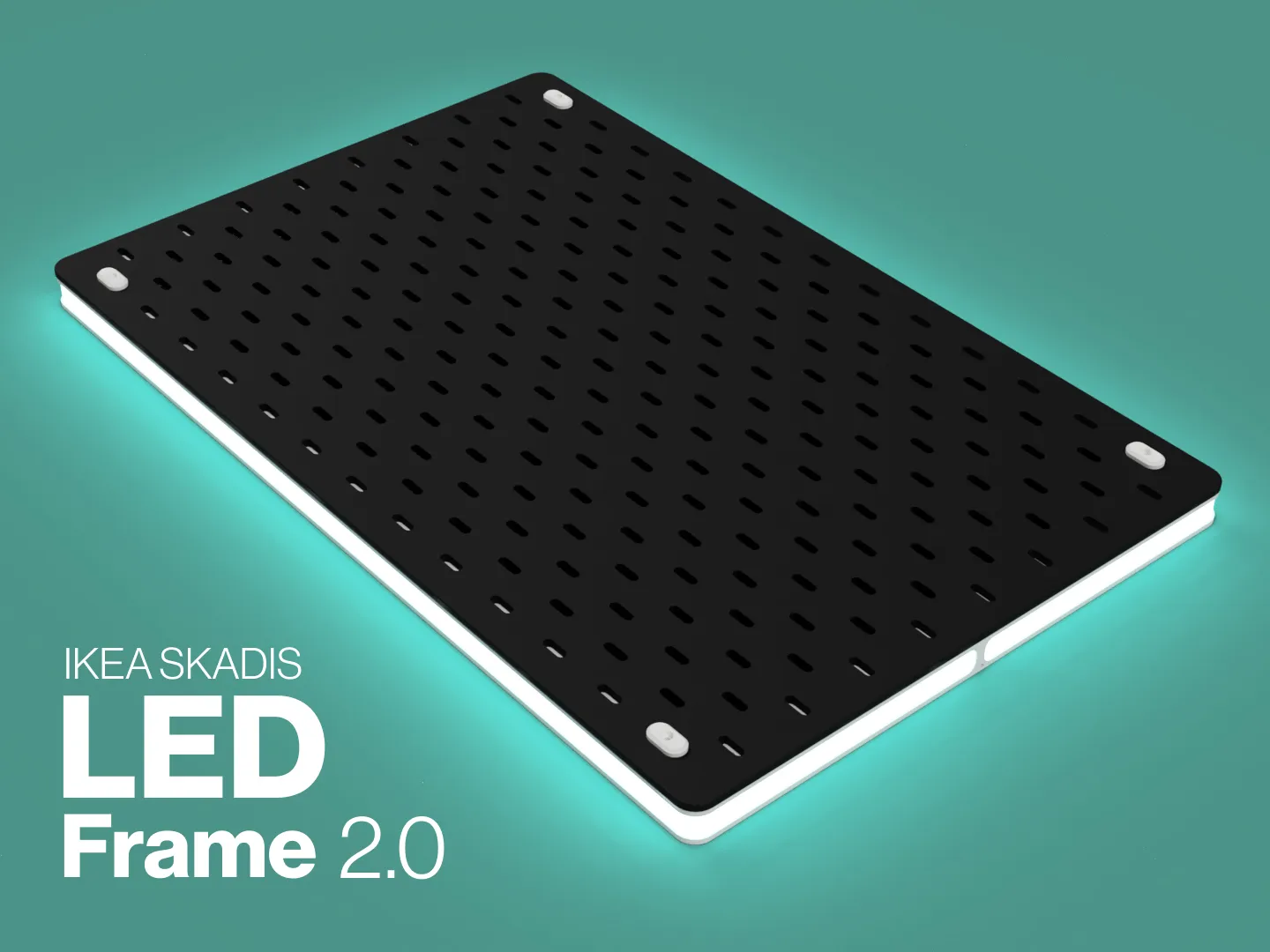 LED Frame  (Multiboard) for IKEA SKADIS