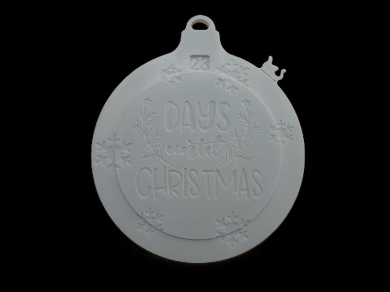 Large Movable Christmas Countdown - Wall Hanging 