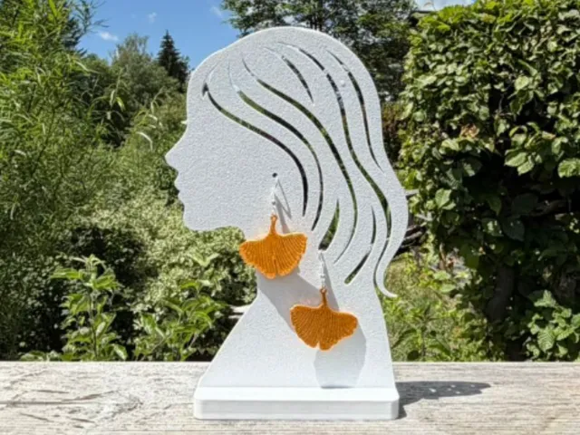 Ginkgo Blätter Ohrringe