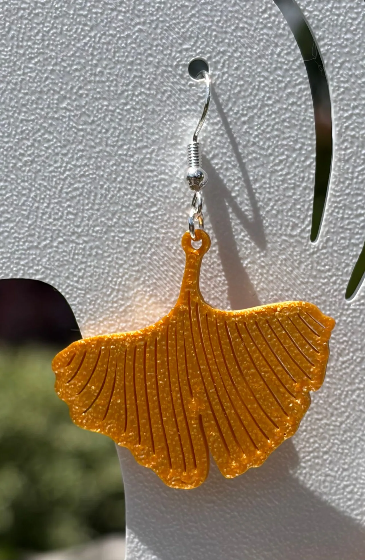 Ginkgo Blätter Ohrringe view 3