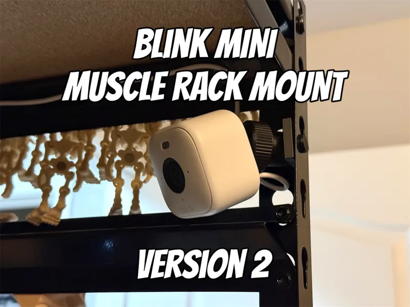 Blink Mini Mount For Muscle Rack Shelving V2